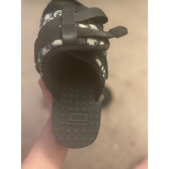 Dior alpha slides black size 9 - Picture 4 of 5